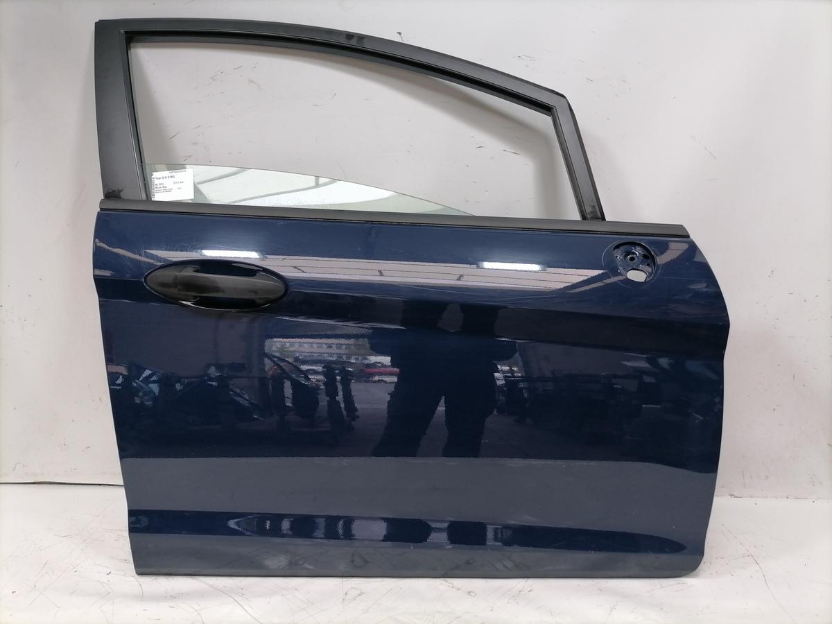 Ford Fiesta JA8 original T&uuml;r vorn rechts Blazer Blau 3-T&uuml;rer Bj.2009